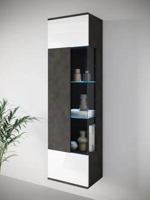 INOSIGN Vitrine "Kenia, stehend und hängend, Türanschlag wechselbar", (1 St.), Vitrineschrank mit Glastüren 160 cm Höhe