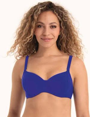 Anita Smilla Damen Bikinioberteil (Blau 40C Größe)
