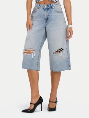 ONLY Jeansshorts Cobain 15349183 Blau Loose Fit