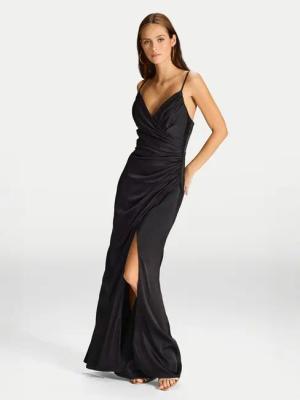 Hey Kyla Abendkleid 5AI075HK Schwarz Slim Fit