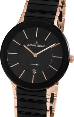 Jacques Lemans 1-1855C Dublin Keramik Herrenuhr 38mm 5ATM