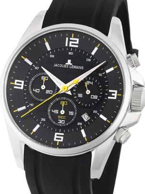 Jacques Lemans 1-2118A Liverpool Chronograph Herrenuhr 44mm 10ATM