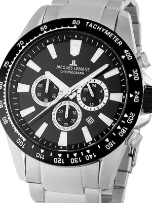 Jacques Lemans 1-2140E Liverpool Chronograph Herrenuhr 48mm 10ATM