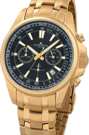 Jacques Lemans 1-2117M Liverpool Chronograph Herrenuhr 44mm 20ATM