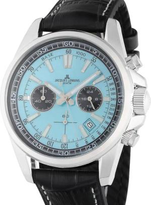 Jacques Lemans 1-2117R Liverpool Herren Chronograph 44mm 20ATM