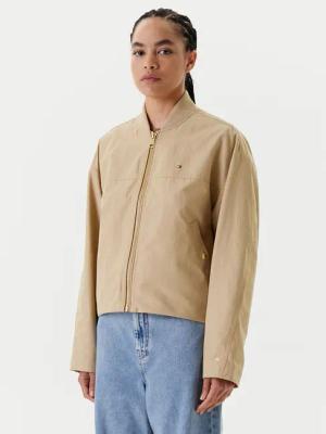 Tommy Hilfiger Bomberjacke WW0WW45619 Beige Relaxed Fit
