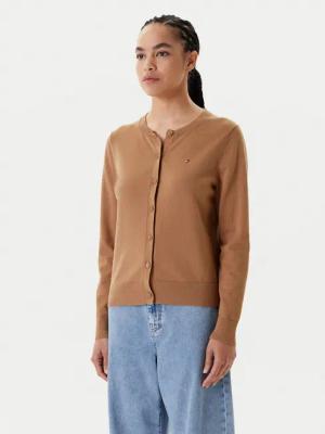 Tommy Hilfiger Strickjacke WW0WW42370 Braun Regular Fit