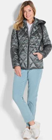 Jacke - graugrün - Gr. 50 von Goldner Fashion