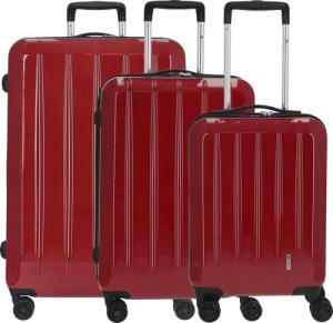 CHECK.IN London 2.0 Trolley-Set 3tlg. (beere)
