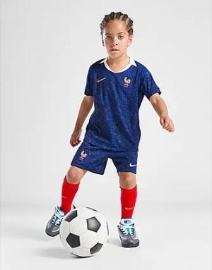 Nike Frankreich WEC 2025 Heim Trikotsatz Kleinkinder, Blue Void