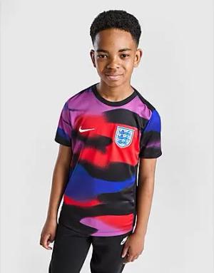 Nike England WEC 2025 Pre-Match Shirt Kinder, Hyper Royal