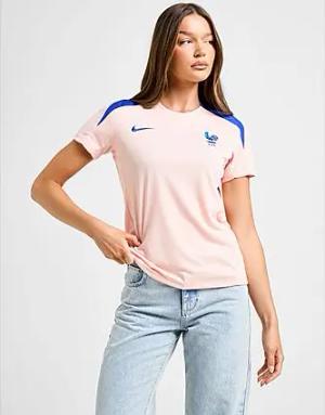 Nike Frankreich WEC 2025 Strike T-Shirt Damen - Damen, Washed Coral