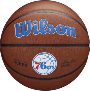 Wilson NBA Philadelphia 76ers Basketball Indoorball Gold