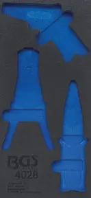 BGS Werkstattwageneinlage 1/3 4028-1, leer, für Art. 4028
