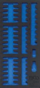 BGS Werkstattwageneinlage 1/3 4093-1, leer, für Art. 4093