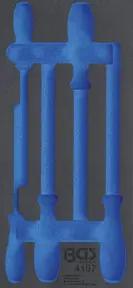 BGS Werkstattwageneinlage 1/3 4197-1, leer, für Art. 4197