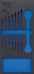 BGS Werkstattwageneinlage 1/3 4081-1, leer, für Art. 4081