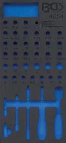 BGS Werkstattwageneinlage 1/3 4054-1, leer, für Art. 4054
