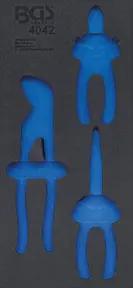 BGS Werkstattwageneinlage 1/3 4042-1, leer, für Art. 4042
