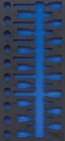 BGS Werkstattwageneinlage 1/3 4119-1, leer, für Art. 4119