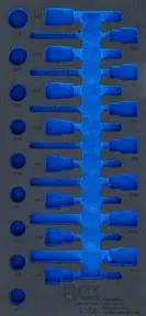 BGS Werkstattwageneinlage 1/3 4116-1, leer, für Art. 4116