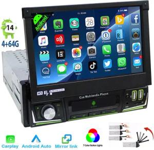 ESSGOO 7" Android 14 Wireless Carplay