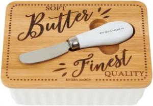 Rivièra Maison Butterdose Butterdose mit Messer