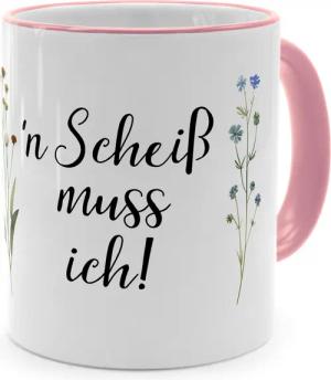PhotoFancy Tasse mit lustigem Spruch 'Scheiß