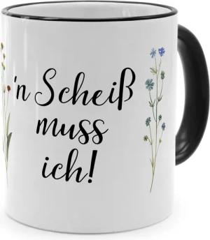 PhotoFancy Tasse mit lustigem Spruch 'Scheiß