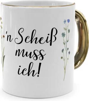 PhotoFancy Tasse mit lustigem Spruch 'Scheiß
