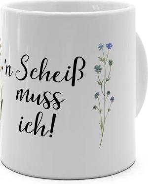 PhotoFancy Tasse mit lustigem Spruch 'Scheiß