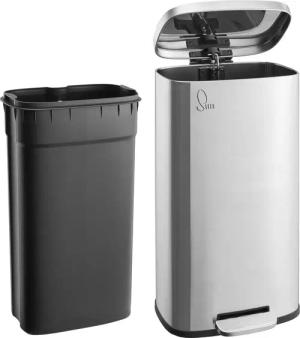 SVITA Mülleimer TQ, Fußtrittmechanismus, 30L, Inneneimer