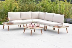 MERXX Gartenlounge-Set »Delphi«, (Set, 13-tlg), Eckbank