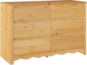 vidaXL Kommode Kommode DRAMMEN 111x43x73,5 cm