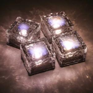 LETGOSPT LED Solarleuchte 4er Set Solar