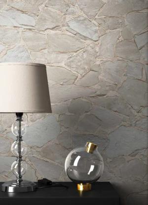 Newroom Vliestapete, Steintapete, Tapete, Grau, Steinoptik,