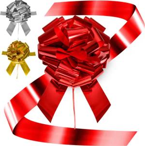 Praknu Weihnachtsbaumschleife Große Rote Geschenkschleife XXL