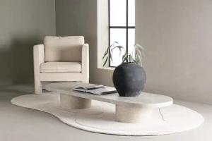 BOURGH Couchtisch MAILAND großer Wohnzimmertisch 190x60cm