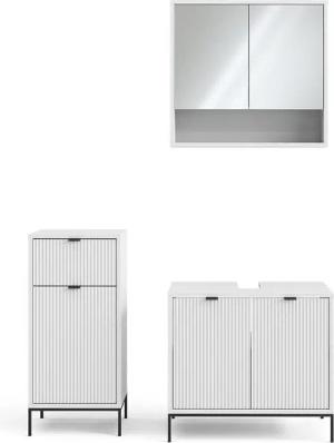 Vicco Badmöbel-Set Eliza, Weiß, 3 Teile,