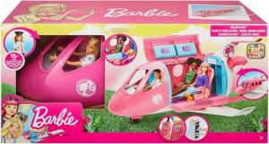 Barbie Spielzeug-Flugzeug mit Pilotin Barbie Puppe,