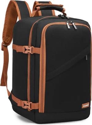 KONO Rucksack Handgepäck-Rucksack mit vielen Fächern