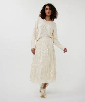 Esqualo Sommerrock Esqualo Pliseerock Changeant Creme