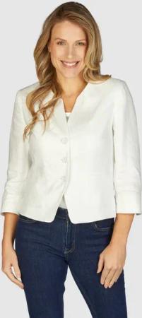 White Label Jackenblazer (1-tlg) aus Leinen