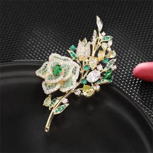 RWEUOQ Brosche Brosche für Damen, Zirkon-Pin,