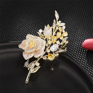 RWEUOQ Brosche Brosche für Damen, Zirkon-Pin,