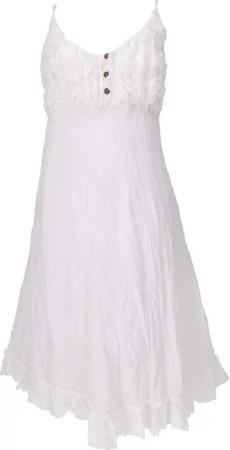Guru-Shop Midikleid Boho Sommerkleid, luftiges Krinkelkleid,..