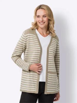 Sieh an! Strickjacke Longstrickjacke