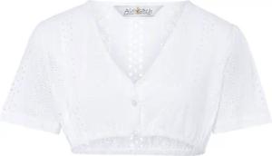 Almsach Dirndlbluse Dirndlbluse mit Lockstickerei