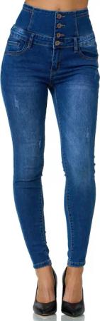 Elara High-waist-Jeans Elara Damen Stretch Jeans