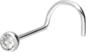 PIERCINGLINE Nasenpiercing 14/18 Karat Gold Nasenstecker